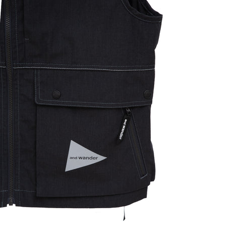 And Wander Kevlar Vest Charcoal 621143 Degli Uberti